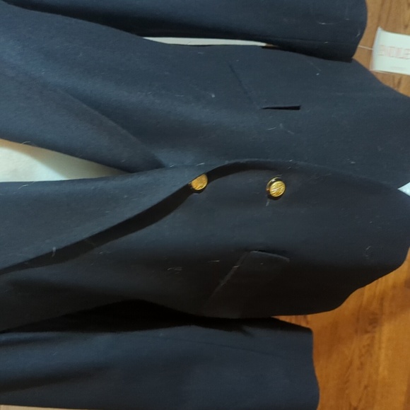 Vtg Pendleton Black Wool Blazer Classic Old Money NWT Sz S 10P - Picture 5 of 14